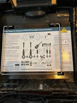 Ultra kompaktní 150 W přenosný PA systém - 4