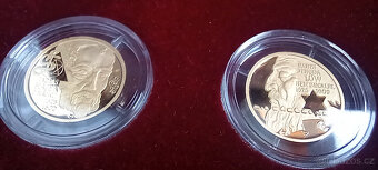 Sada 4 zlatých medailí Doba Rudolfa II. 2009 PROOF, Au 999 - 4