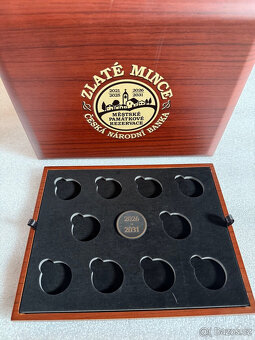 Malé plato pro 1/2oz zlaté mince ČNB 34mm v kapsli - 4