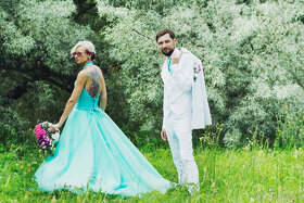 Společenské šaty šité na zakázku, vel. XS - 4