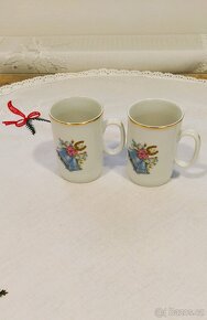 Překrásná značk.vánoční sada.Vysoce zlacená čajová souprava - 4