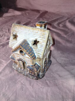 Vánoční domečky na čajovou svíčku. - 4