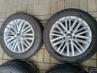 alu kola 5x112 r16 et50 VW a letní 205/55/16 - 4