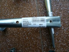 Držák kol pozink ocel 100x200 mm - 4