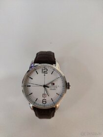 Tommy Hilfiger hodinky, kožený pásek - 4