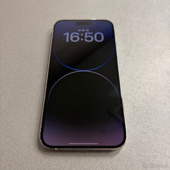 iPhone 14 Pro Max 128GB silver, pěkný stav, 12 měsíců záruka - 4