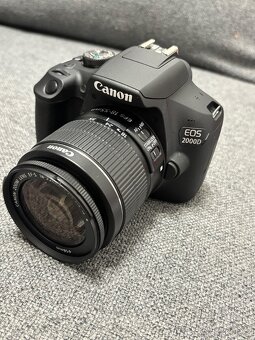 Fotoaparát Canon EOS 2000D V ZÁRUCE s příslušenstvím - 4