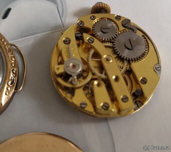 Dámské zlacené mechanické hodinky ELWE 1905 punc 14K 👍👍👍 - 4