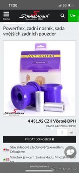 Silentbloky powerflex BMW e92 e91 e90 e93 - 4