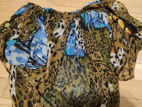 Společenská halenka s netopýřími rukávy - 4