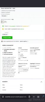 Psací stůl Mattia dub - 4