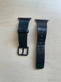 Kožený černý řemínek Meridio pro Apple Watch 40mm - 4