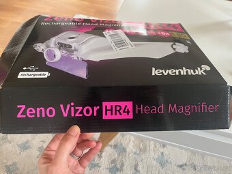 Lupa s osvětlením - Levenhuk Zeno Vizor HR4 - nová - 4