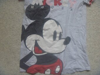 šedá noční košile s Mickey zn. Disney vel. 146/152 - 4