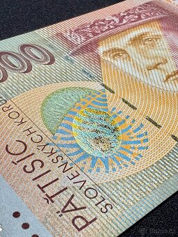 5000 Sk BIMILENIUM 2000, zlatý přetisk. Série A - 1995 UNC - 4