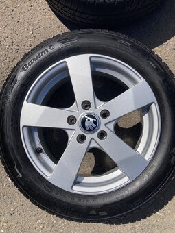 Alu 5x112 r16,Škoda,Vw-zimni 205/55 r16-7mm - 4