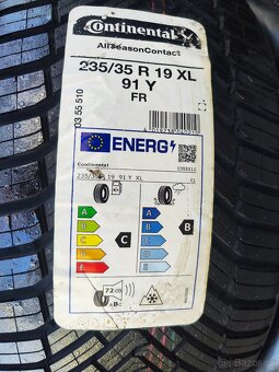 Celoroční pneu = 235/35 R19 XL =CONTINENTAL= NOVÉ - 4