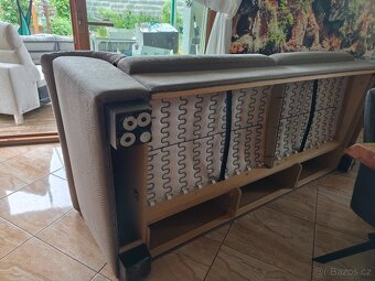 Sedačka 215x95 cm šedá barva - 4