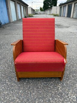 Retro rozkládací křeslo - 4