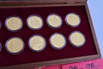 Zlaté mince ČNB Hrady 2016-2020 PROOF - 4