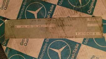 Chrom poklice Mercedes Benz sada - 4