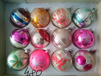 Staré vánoční ozdoby, baňky a jiné - 4