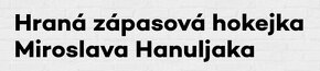 ORIGINÁLNÍ HRANÁ HOKEJKA - brankář MIROSLAV HANULJAKA. - 4
