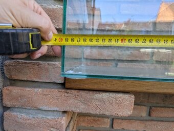 terárium cca 120x30x36 děleno na 3 části po 40 cm - 4
