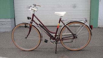 Peugeot, 1987, nádherné dámské kolo, vínová perleť - 4
