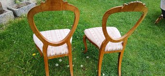 Židle biedermeier 2 kusy - 4