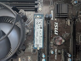 MSI Z170-A PRO + Intel CPU + 8GB RAM DDR4 + SSD 128GB M.2 - 4