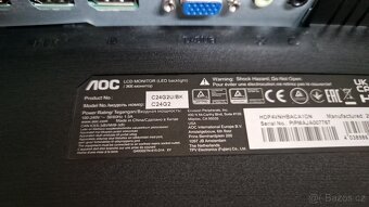 ❰ Herní Monitor | AOC C24G2U-BK, 24" prohnutý ❱ - 4