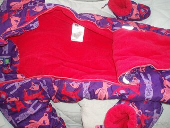 kvalitní reflex.zimní  kombinéza G-mini vel.74 s bačkůrkama - 4