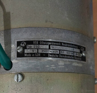 NOVÉ nezávislé topení Webasto SIROCCO - typ 232.01 - 4