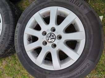 Letní sada VW r15 5x112 et50 Continental 195/65/15 - 4