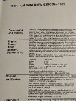 Prospekt BMW E24 635 CSi - 4