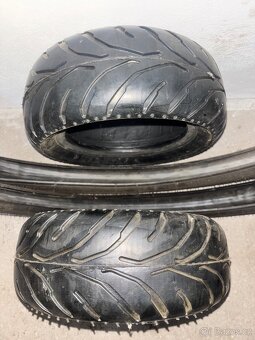 Pláště na kolo s dušemi. - 4