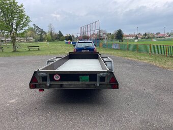 Masivní XL Příves 3500 kg, 155x420 cm, nová STk - 4