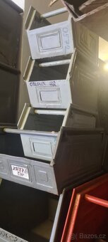 Kovové - Skladovací úložné boxy - stohovací - 4