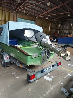 Loď Flexor s motorem Honda BF 30 včetně vozíku - 4