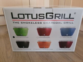 Nový gril na dřevěné uhlí LotusGrill G-GR-34P zelená - 4