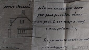 Krásný výkres/plán domu Horní Počernice - 4