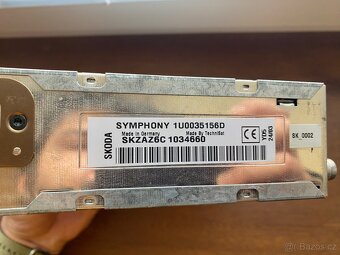 Autorádio Škoda Symphony CD Superb Octavia S1 O1 - 4