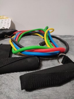 Sada 5 kusů posilovacích gumových expandérů - 4