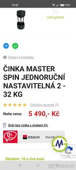 Posilovací věž,2ks jednoruček,lavice,podložka, příslušenství - 4