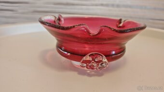 Popelník hutní sklo Jaroslav Taraba Lednické rovné - 4