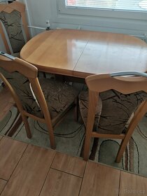 Kuchyňský stůl rozkládací + židle - 4