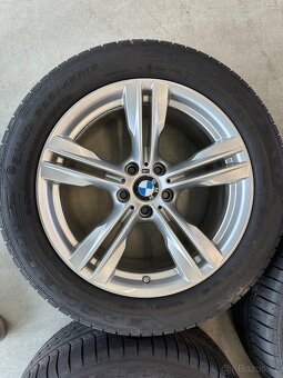 Originál alu kola R19 BMW X5 m paket F15 zánovní letní pneu - 4