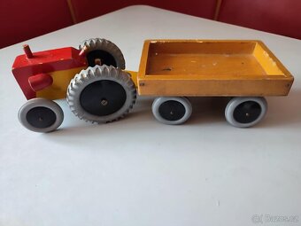 Retro hračka traktor Zetor KDN Kaden Ites Igra Tatrasmalt... - 4
