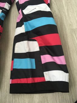 Zimní kalhoty Reima Terrie berry stripes vel. 140 - 4